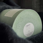Project Coax 恬靜湖水綠水泥杯蠟燭 - 白樺樹/椰子/帕洛桑托 9oz