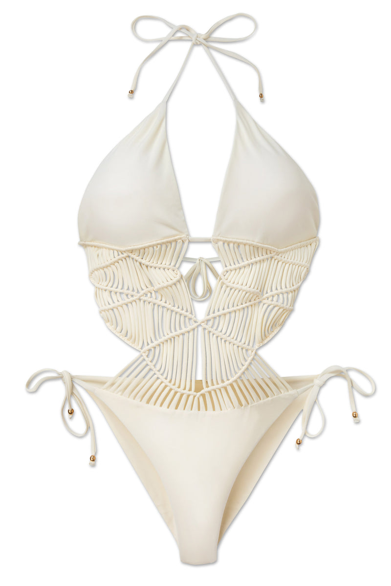 Ivory Mult Meilant One Piece 連身泳裝